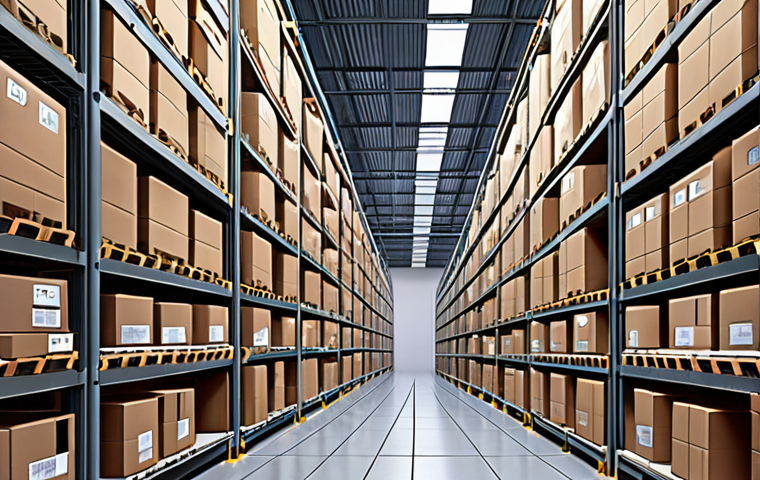 A complex international trade process with blockchain enhancing transaction transparency and preventing counterfeit goods distribution, speeding up trade.